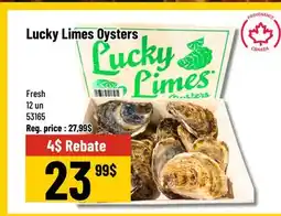 Mayrand Lucky Limes Oysters offer