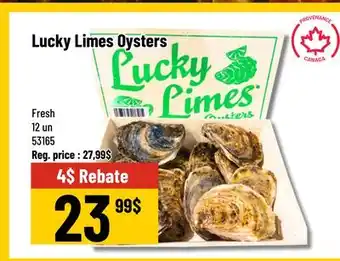 Mayrand Lucky Limes Oysters offer