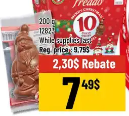 Mayrand Freddo Hollow milk chocolate santa offer