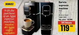 Mayrand Barista Espresso Coffee Machine Agga offer