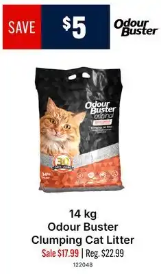 Ren’s Pets Depot Odour Buster Clumping Cat Litter offer