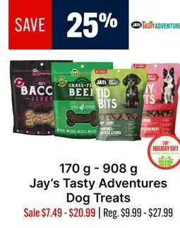 Ren’s Pets Depot 170 g - 908 g Jay's Tasty Adventures Dog Treats offer