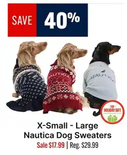 Ren’s Pets Depot X-Small-Large Nautica Dog Sweaters offer