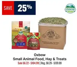 Ren’s Pets Depot Oxbow Small Animal Food, Hay & Treats offer