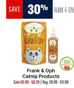 Ren’s Pets Depot Frank & Oph Catnip Products offer