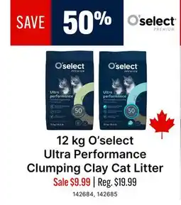 Ren’s Pets Depot O'select Ultra Performance Clumping Clay Cat Litter offer