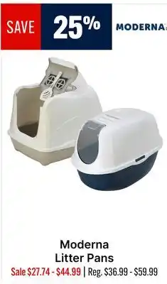Ren’s Pets Depot Moderna Litter Pans offer