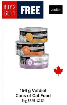 Ren’s Pets Depot Vetdiet Cans of Cat Food offer