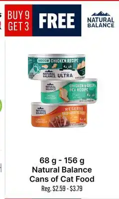 Ren’s Pets Depot 68 g - 156 g Natural Balance Cans of Cat Food offer