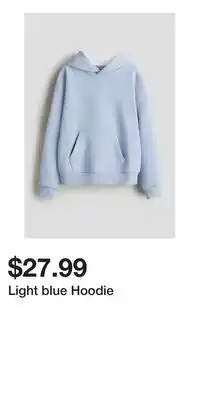 H&M Light blue Hoodie offer