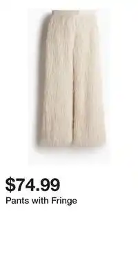 H&M Pants with Fringe offer
