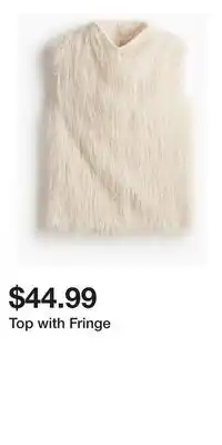 H&M Top with Fringe offer