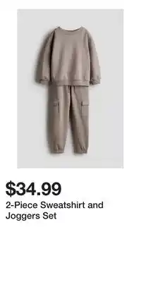 H&M 2-Piece Sweatshirt and Joggers Set offer