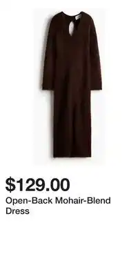 H&M Open-Back Mohair-Blend Dress offer