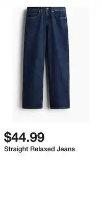 H&M Straight Relaxed Jeans offer