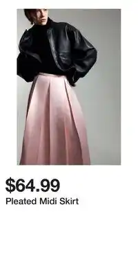 H&M Pleated Midi Skirt offer