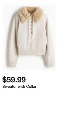 H&M Sweater with Collar offer