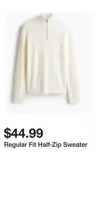 H&M Regular Fit Half-Zip Sweater offer
