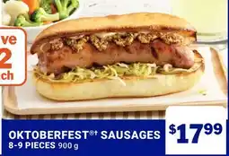 M & M Food Market OKTOBERFEST † SAUSAGES offer