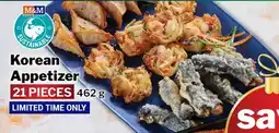 M & M Food Market Korean Appetizer offer