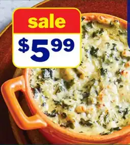 M & M Food Market Spinach, Artichoke & Cheese Dip offer