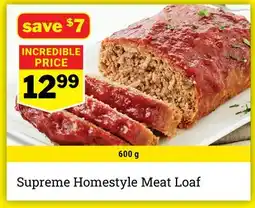 M & M Food Market Supreme Homestyle Meat Loaf offer