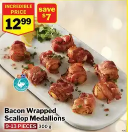 M & M Food Market Bacon Wrapped Scallop Medallions offer