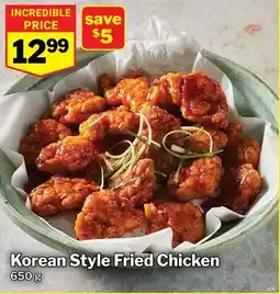 M & M Food Market Korean Style Fried Chicken offer