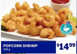 M & M Food Market POPCORN SHRIMP offer