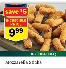 M & M Food Market Mozzarella Sticks offer