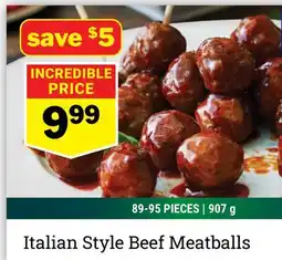 M & M Food Market Italian Style Beef Meatballs offer