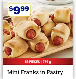 M & M Food Market Mini Franks in Pastry offer