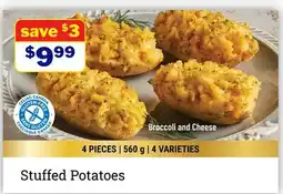 M & M Food Market Stuffed Potatoes offer