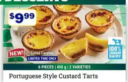 M & M Food Market Portuguese Style Custard Tarts offer