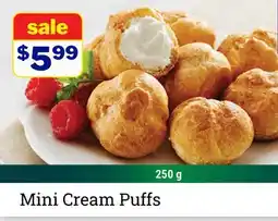 M & M Food Market Mini Cream Puffs offer