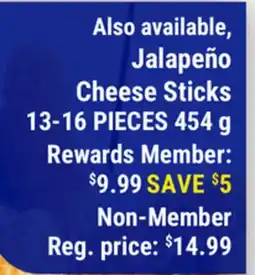 M & M Food Market Jalapeño Cheese Sticks offer