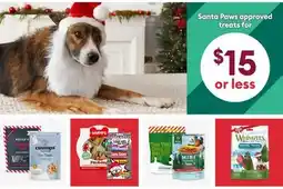 Petsmart Santa Paws approved treats offer