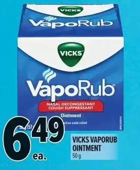 Vicks vaporub ointment