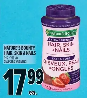 Nature's bounty hair, skin & nails