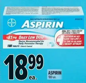 Metro Aspirin offer