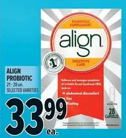 Metro Align probiotic offer
