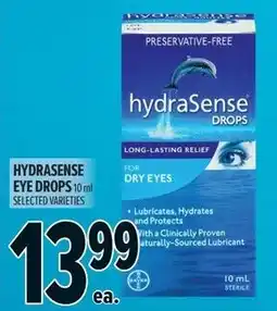 Metro Hydrasense eye drops offer