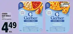 Metro Gerber baby meals offer
