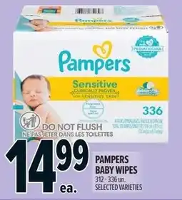 Metro Pampers baby wipes offer