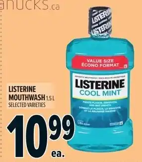 Metro Listerine mouthwash offer