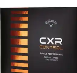 Sport Chek CALLAWAY CXR 2.0 12-PK GOLF BALLS offer
