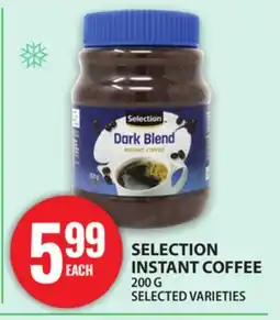 Food Basics SELECTION INSTANT COFFEE offer