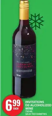 Food Basics INVITATIONS DE-ALCOHOLIZED WINE offer