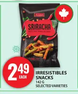 Food Basics IRRESISTIBLES SNACKS offer
