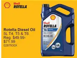 PartSource Shell Rotella Diesel Oil offer